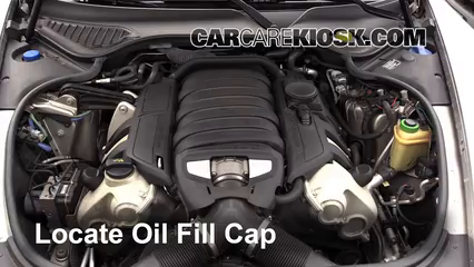 2010 Porsche Panamera 4S 4.8L V8 Oil Add Oil